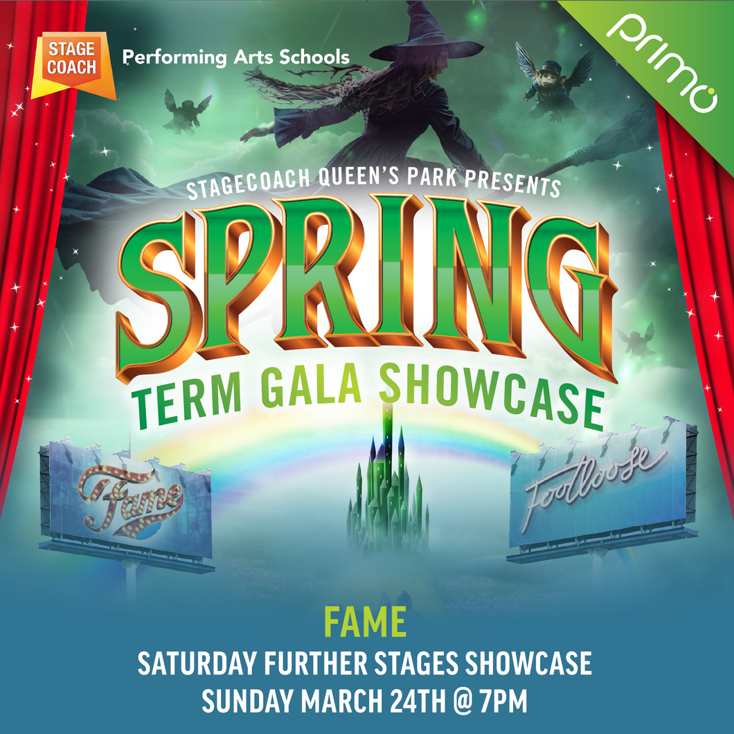 7pm Show on Sunday March 24th - Saturday Furthers - FAME