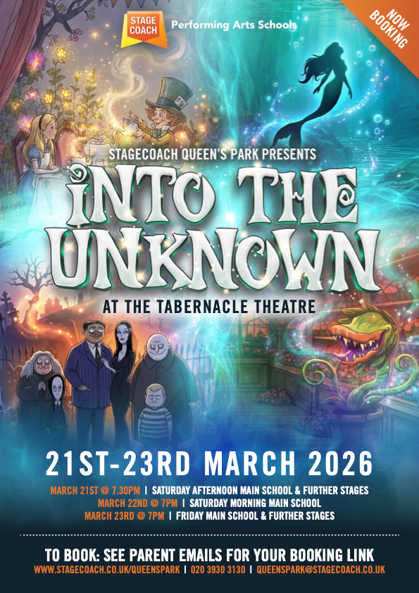 Stagecoach Queen's Park - Into the Unknown - Saturday Morning Main School (Recorded on 22nd March 2026)